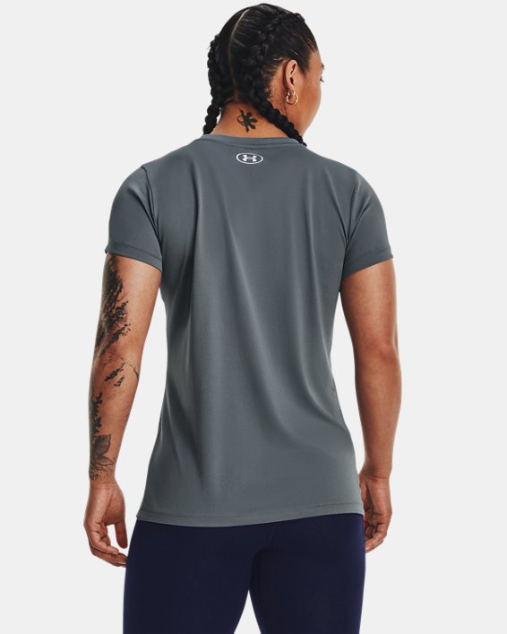 Women's UA Tech™ T-Shirt, Gray, pdpMainDesktop image number 1